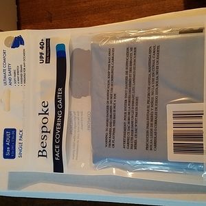 🆕️ Bespoke face covering gaiter "Lt. Blue" Adult